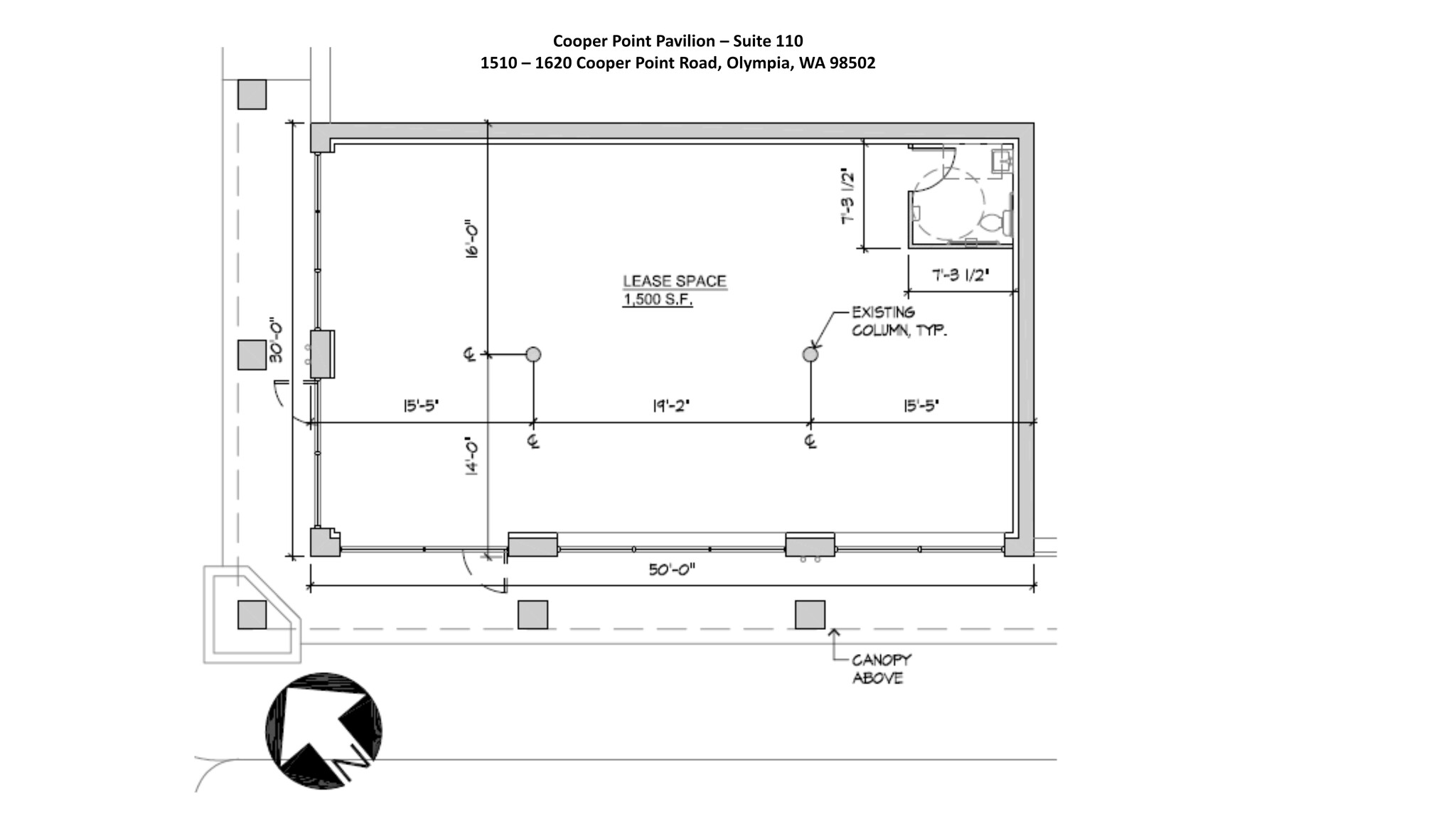 1500-1620 Cooper Point Rd SW, Olympia, WA en alquiler Plano del sitio- Imagen 1 de 1