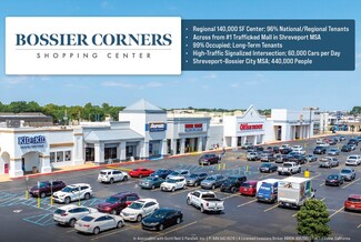 Más detalles para Bossier Corners Shopping Center – Locales en venta, Bossier City, LA