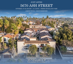 5670 Ash St, Highland Park, CA - VISTA AÉREA  vista de mapa