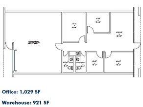 1400 N Sam Houston Pky E, Houston, TX en alquiler Plano de la planta- Imagen 2 de 2