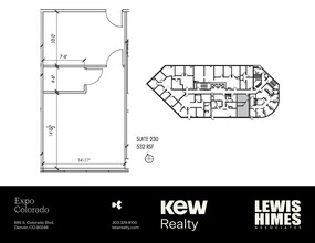 695 S Colorado Blvd, Denver, CO en alquiler Plano del sitio- Imagen 1 de 1