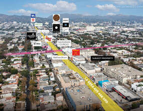 516-518 N La Brea Ave, Los Angeles, CA - VISTA AÉREA  vista de mapa