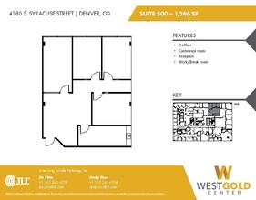 4380 S Syracuse St, Denver, CO en alquiler Plano de la planta- Imagen 1 de 1