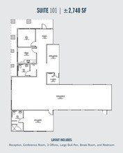 9885 S Priest Dr, Tempe, AZ en venta Plano de la planta- Imagen 1 de 6