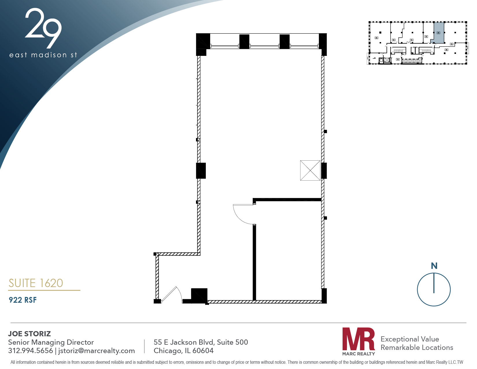 29 E Madison St, Chicago, IL en alquiler Plano de la planta- Imagen 1 de 1