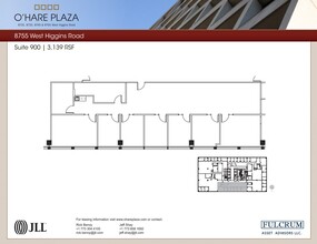 8725 W Higgins Rd, Chicago, IL en alquiler Plano de la planta- Imagen 1 de 1