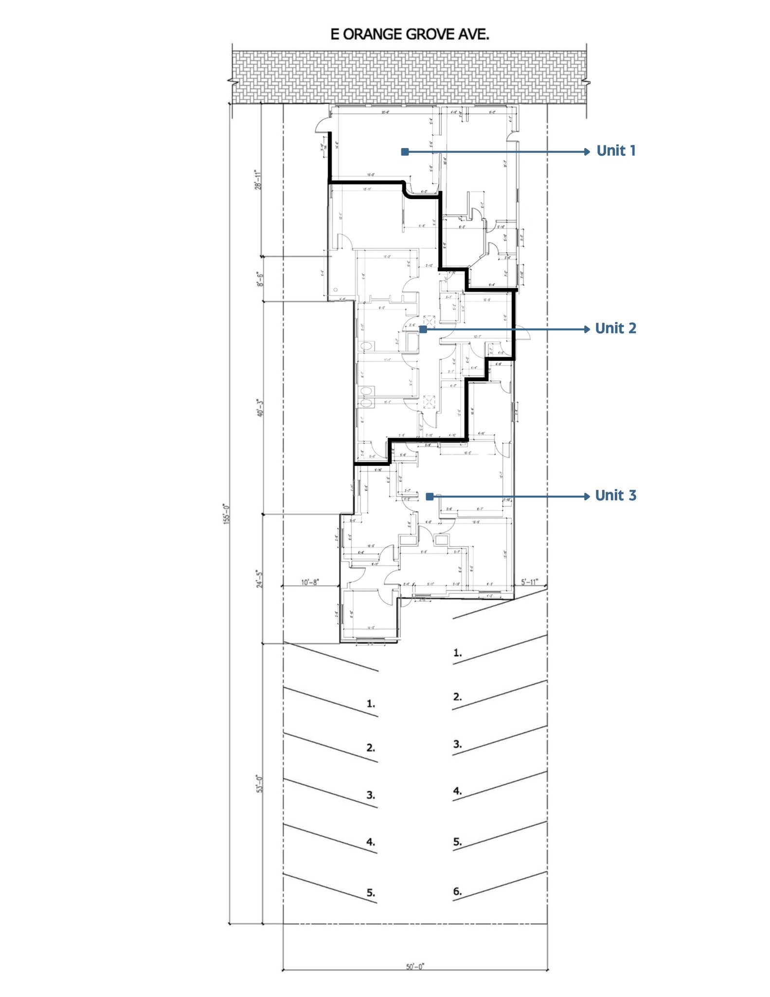 265 E Orange Grove Ave, Burbank, CA en alquiler Plano del sitio- Imagen 1 de 2