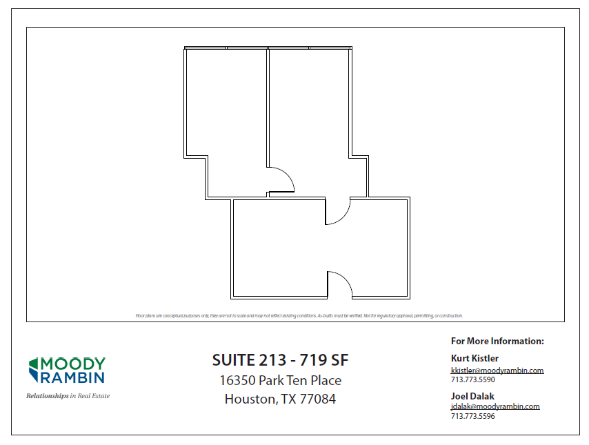 16350 Park Ten Place Dr, Houston, TX en alquiler Plano de la planta- Imagen 1 de 1