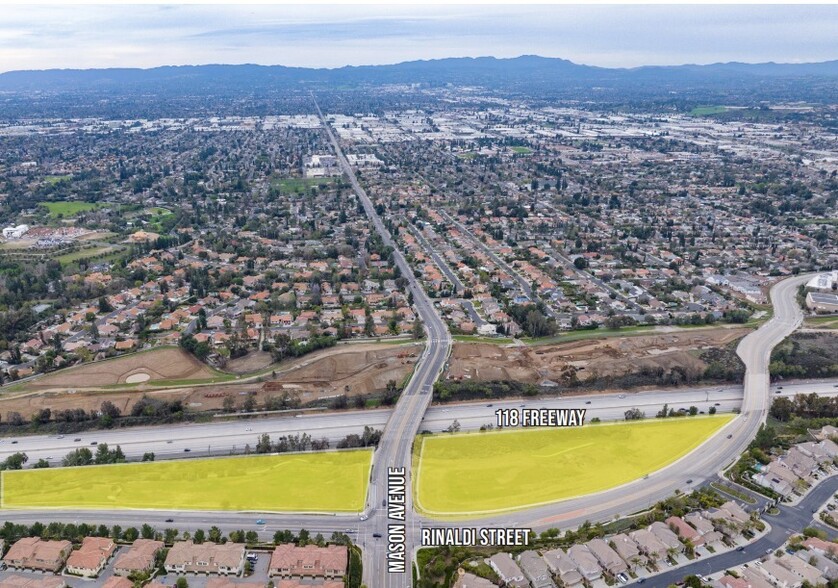 SWC Rinaldi St & Mason Ave, Porter Ranch, 91326, Porter Ranch, CA en alquiler - Vista aérea - Imagen 3 de 5