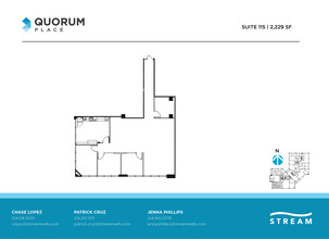 14901 Quorum Dr, Dallas, TX en alquiler Plano de la planta- Imagen 1 de 1