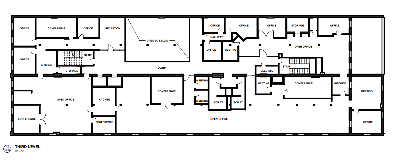 47 S Meridian St, Indianapolis, IN en alquiler Plano de la planta- Imagen 1 de 3