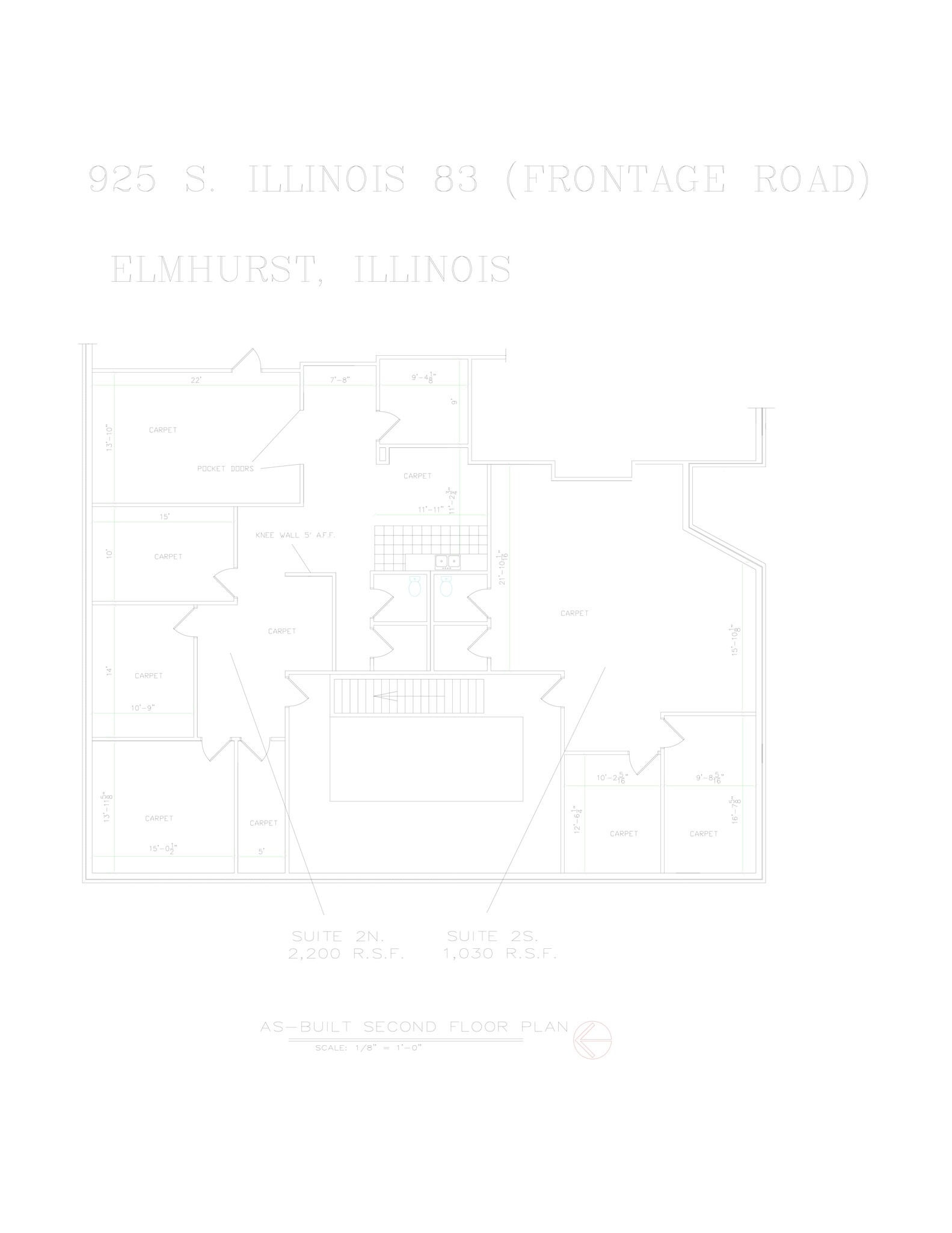 910 Riverside Dr, Elmhurst, IL en alquiler Plano del sitio- Imagen 1 de 1