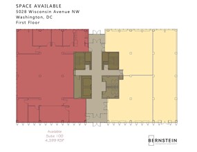 5028 Wisconsin Ave NW, Washington, DC en alquiler Plano de la planta- Imagen 1 de 1