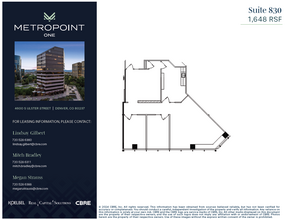 4600 S Ulster St, Denver, CO en alquiler Plano de la planta- Imagen 1 de 1