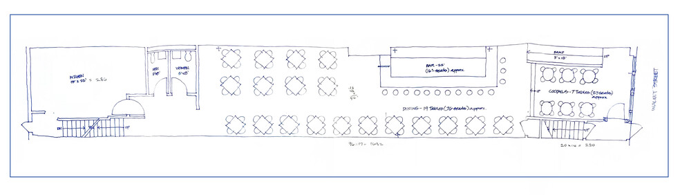 2013 Walnut St, Philadelphia, PA en alquiler - Plano de planta tipo - Imagen 2 de 4