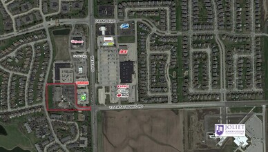 402-440 Weber, Romeoville, IL - VISTA AÉREA  vista de mapa