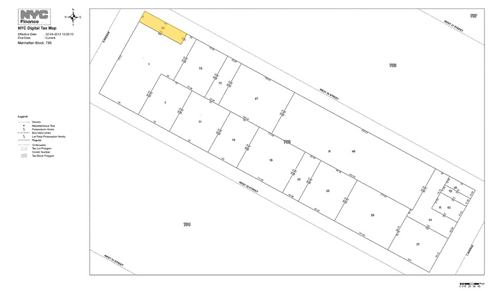 516 8th Ave, New York, NY en alquiler - Plano de solar - Imagen 2 de 11