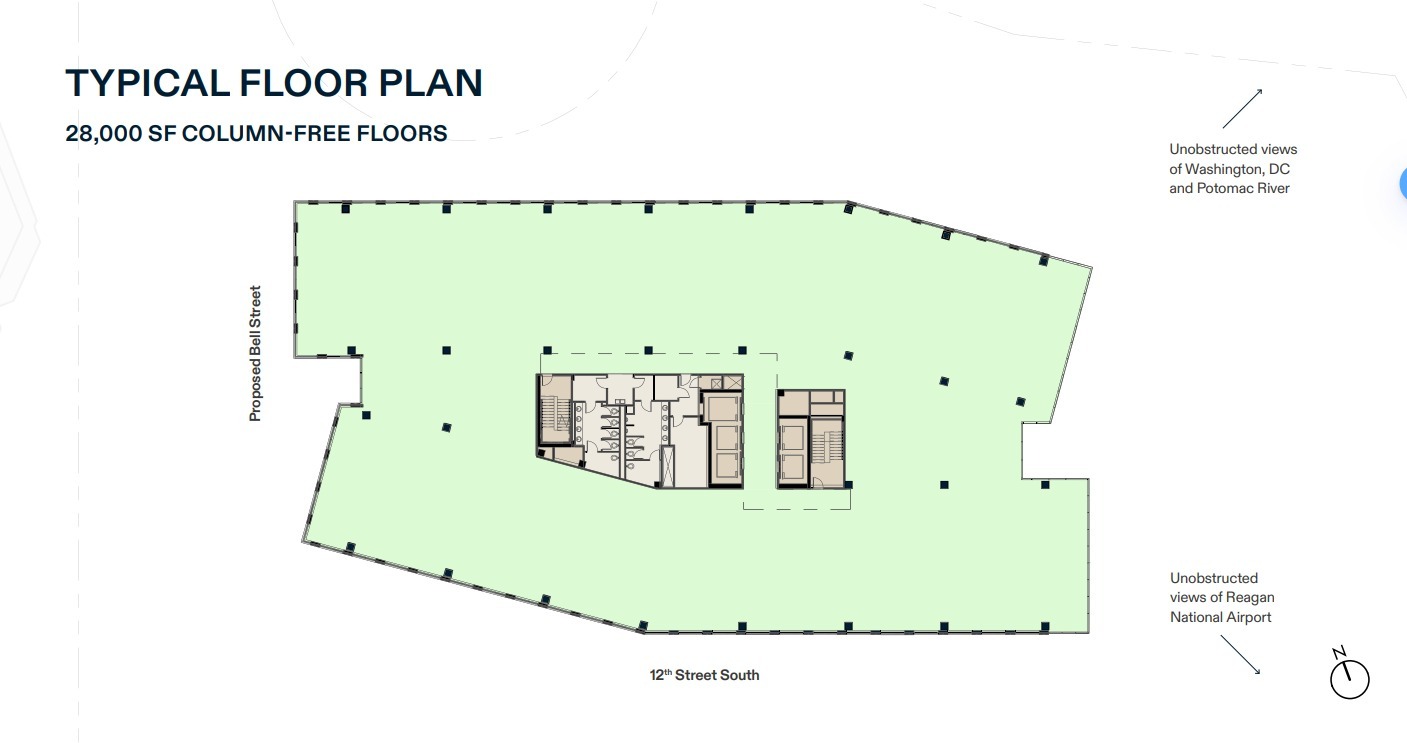 101 12th St S, Arlington, VA en alquiler Plano de la planta- Imagen 1 de 1