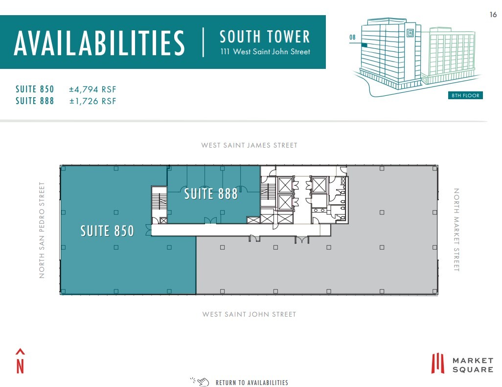 111 W Saint John St, San Jose, CA en alquiler Plano de la planta- Imagen 1 de 1