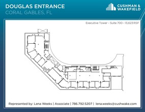 800 S Douglas Rd, Coral Gables, FL en alquiler Plano de la planta- Imagen 1 de 1