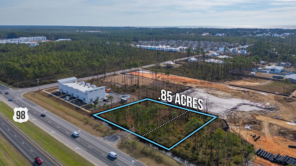 .85 Acres Highway 98, Santa Rosa Beach, FL en venta - Vista aérea - Imagen 1 de 21