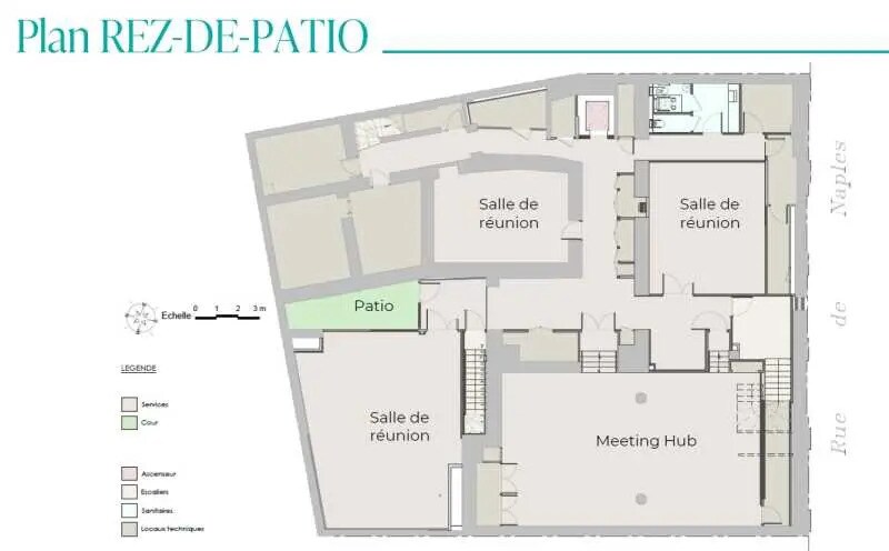 36 Rue De Naples, Paris en alquiler Plano de la planta- Imagen 1 de 2
