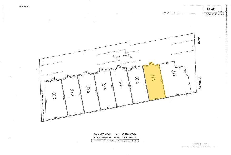 701-717 E Gardena Blvd, Carson, CA en venta - Plano de solar - Imagen 2 de 3