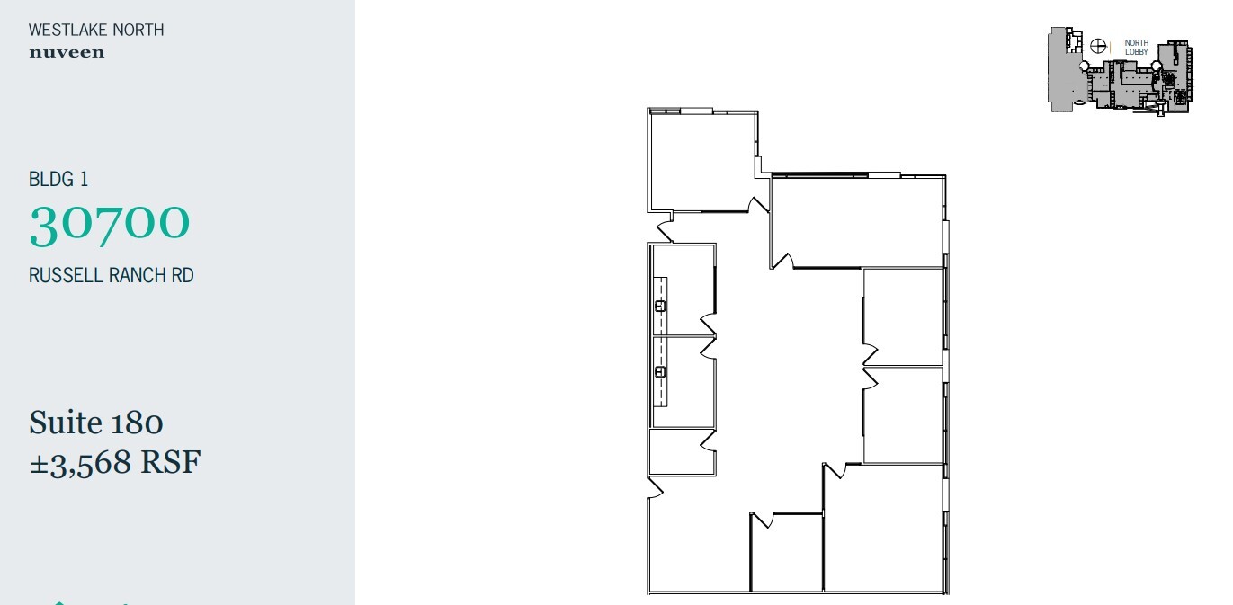 30700 Russell Ranch Rd, Westlake Village, CA en alquiler Plano de la planta- Imagen 1 de 1