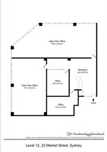 22 Market St, Sydney en alquiler Plano de la planta- Imagen 1 de 6