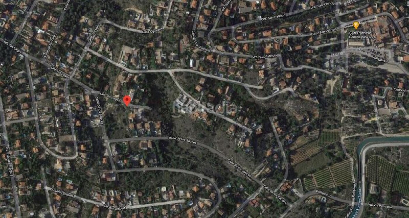 Terreno en Alginet, Valencia en venta Vista aérea- Imagen 1 de 2