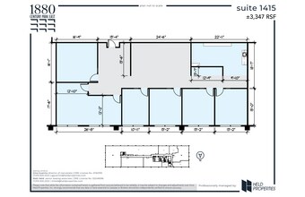 1880 Century Park E, Los Angeles, CA en alquiler Plano de la planta- Imagen 2 de 3