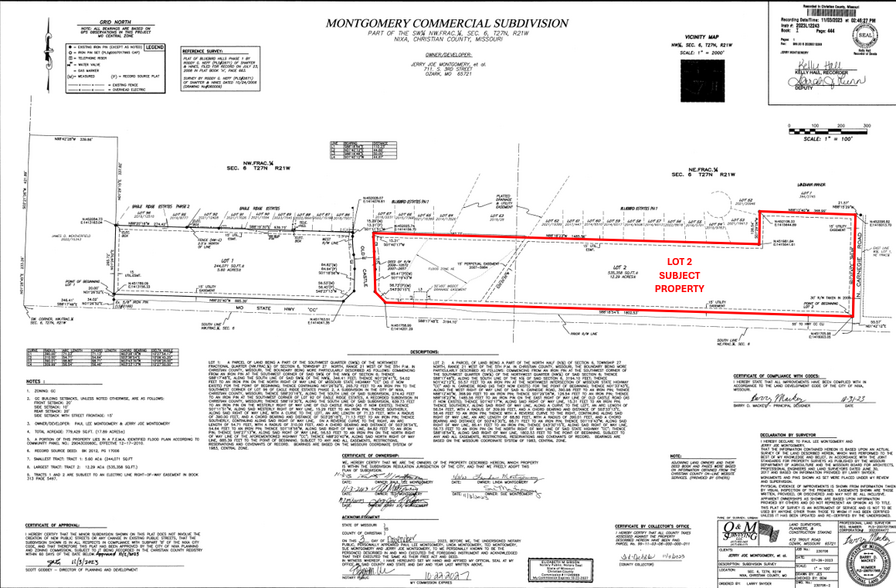 801 State Highway CC, Nixa, MO en venta - Plano del sitio - Imagen 2 de 2