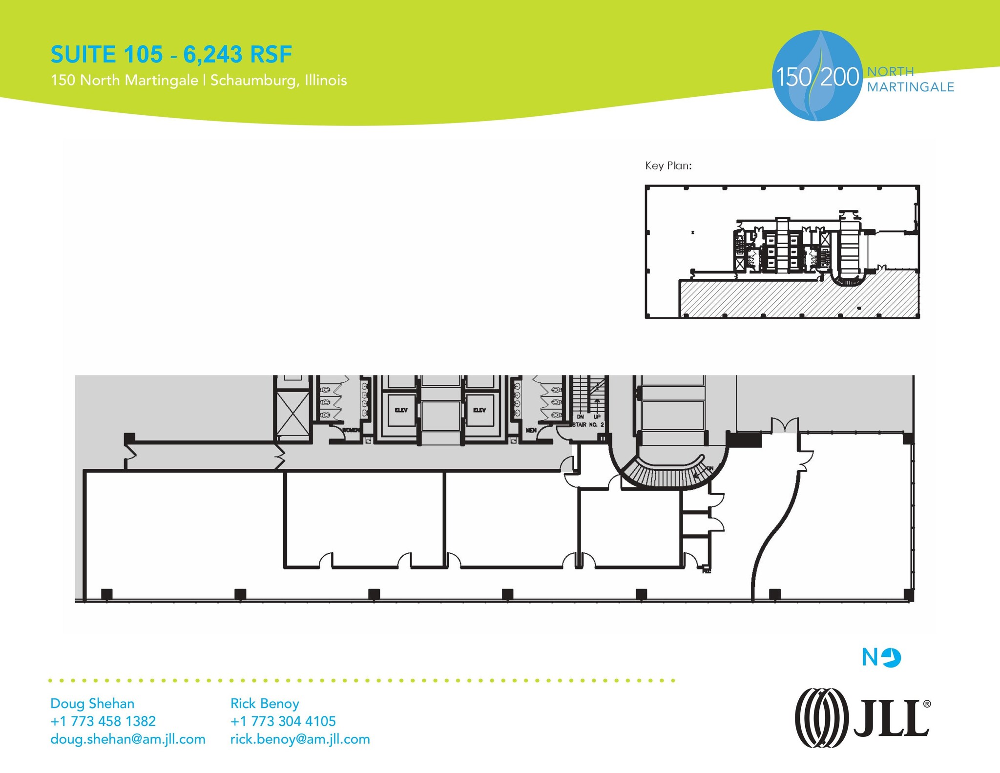 150 N Martingale Rd, Schaumburg, IL en alquiler Plano de la planta- Imagen 1 de 1