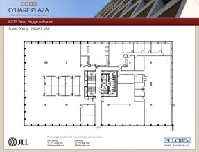 8725 W Higgins Rd, Chicago, IL en alquiler Plano de la planta- Imagen 1 de 1