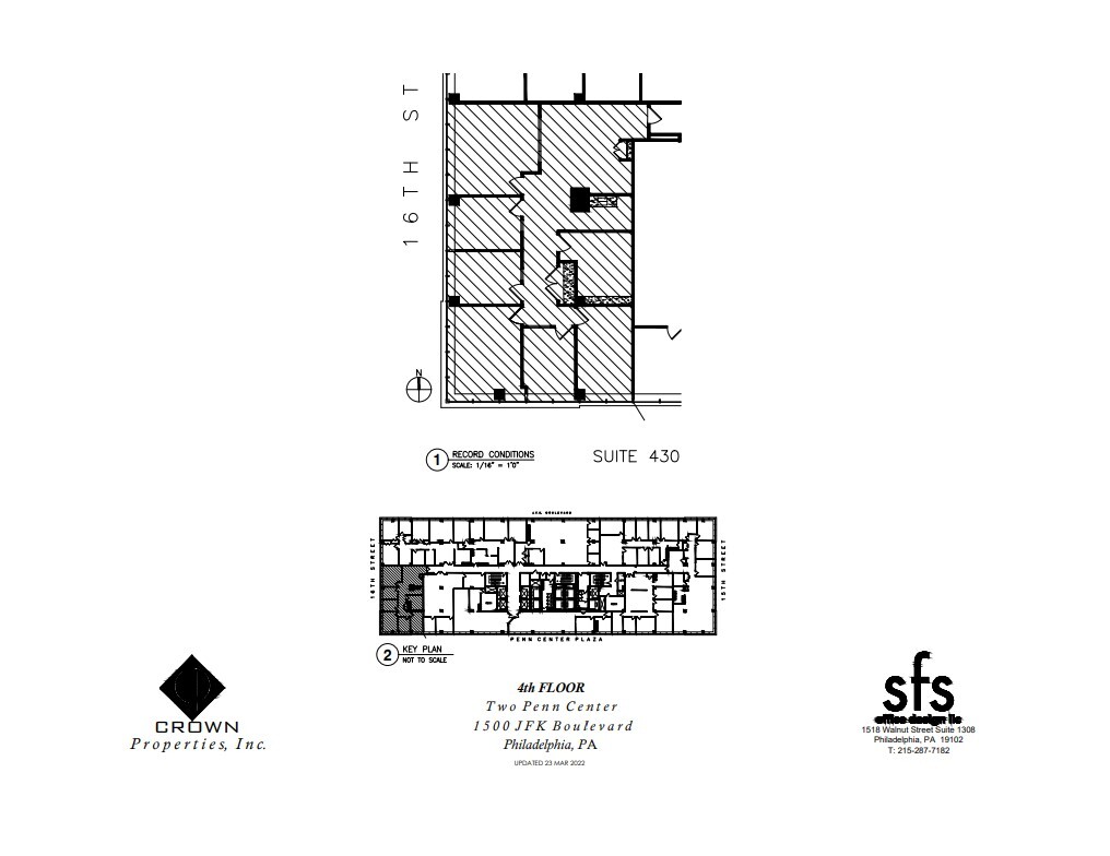 1500 John F Kennedy Blvd, Philadelphia, PA en alquiler Plano de la planta- Imagen 1 de 1