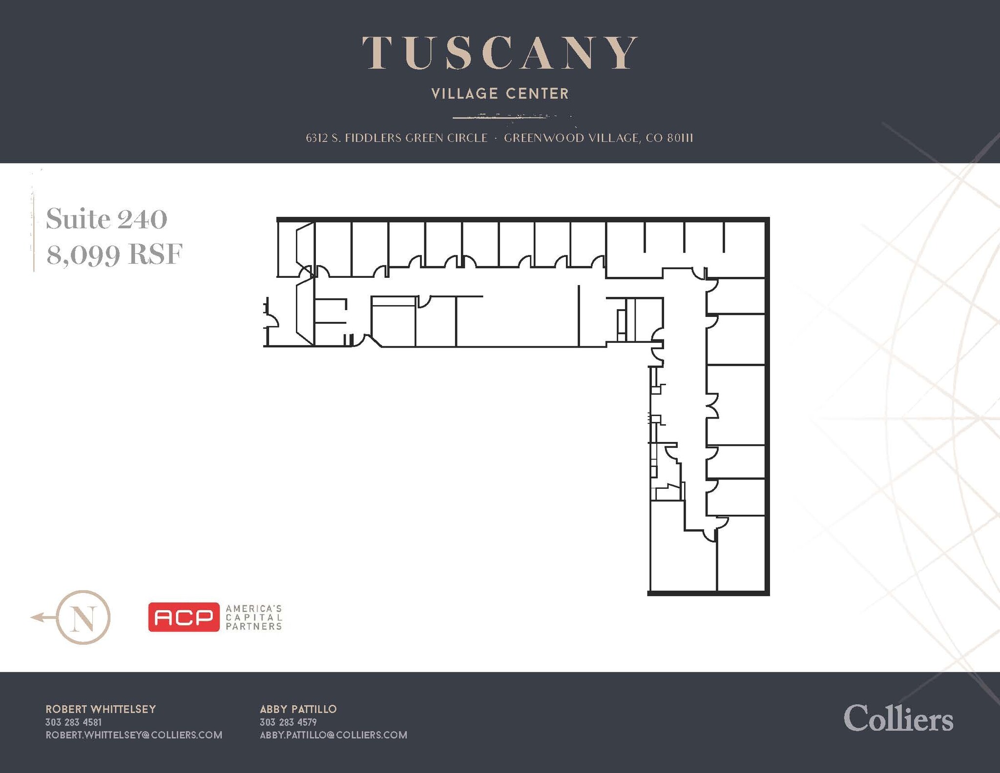 6312 S Fiddlers Green Cir, Greenwood Village, CO en alquiler Plano de la planta- Imagen 1 de 1