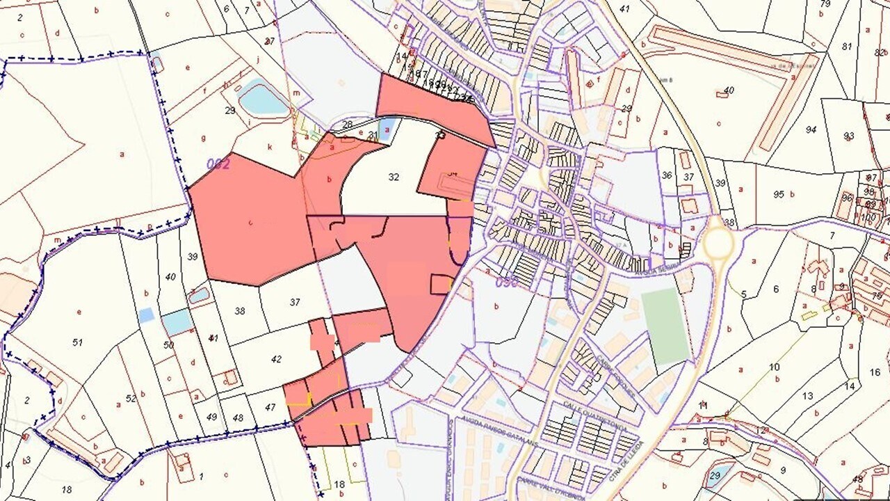 Terreno en Benavent de Segrià, Lérida en venta Plano de solar- Imagen 1 de 3