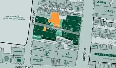 Briggate, Leeds en alquiler Plano de la planta- Imagen 1 de 1