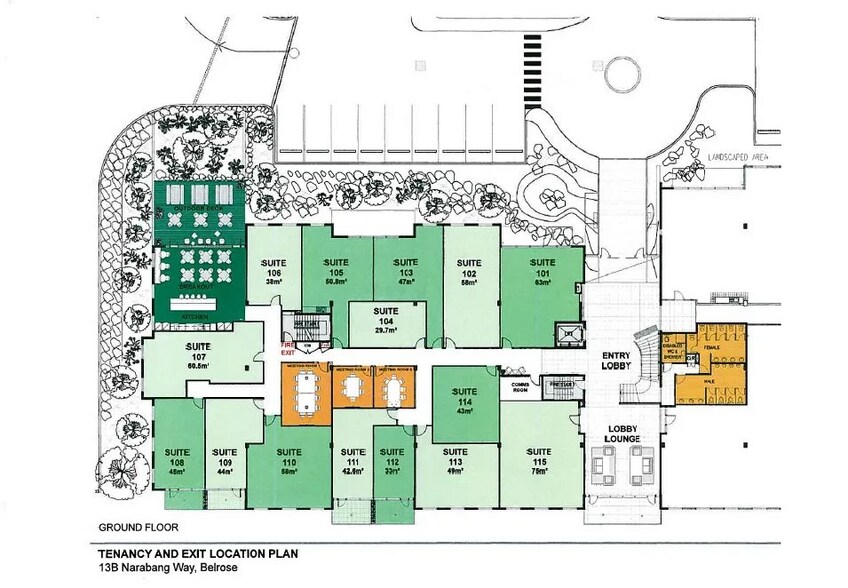 13B Narabang Way, Belrose en alquiler - Plano de la planta - Imagen 2 de 9