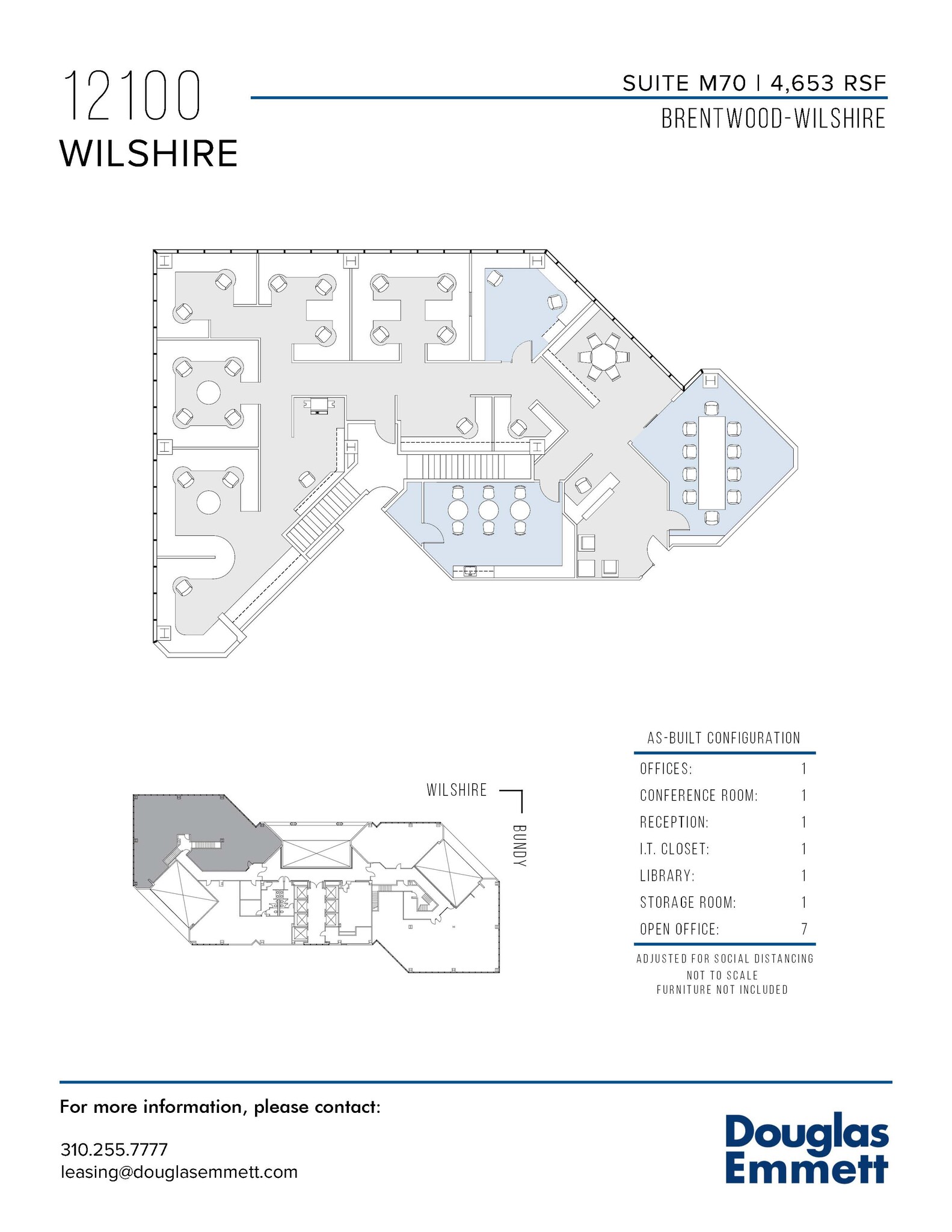 12100 Wilshire Blvd, Los Angeles, CA en alquiler Plano de la planta- Imagen 1 de 1