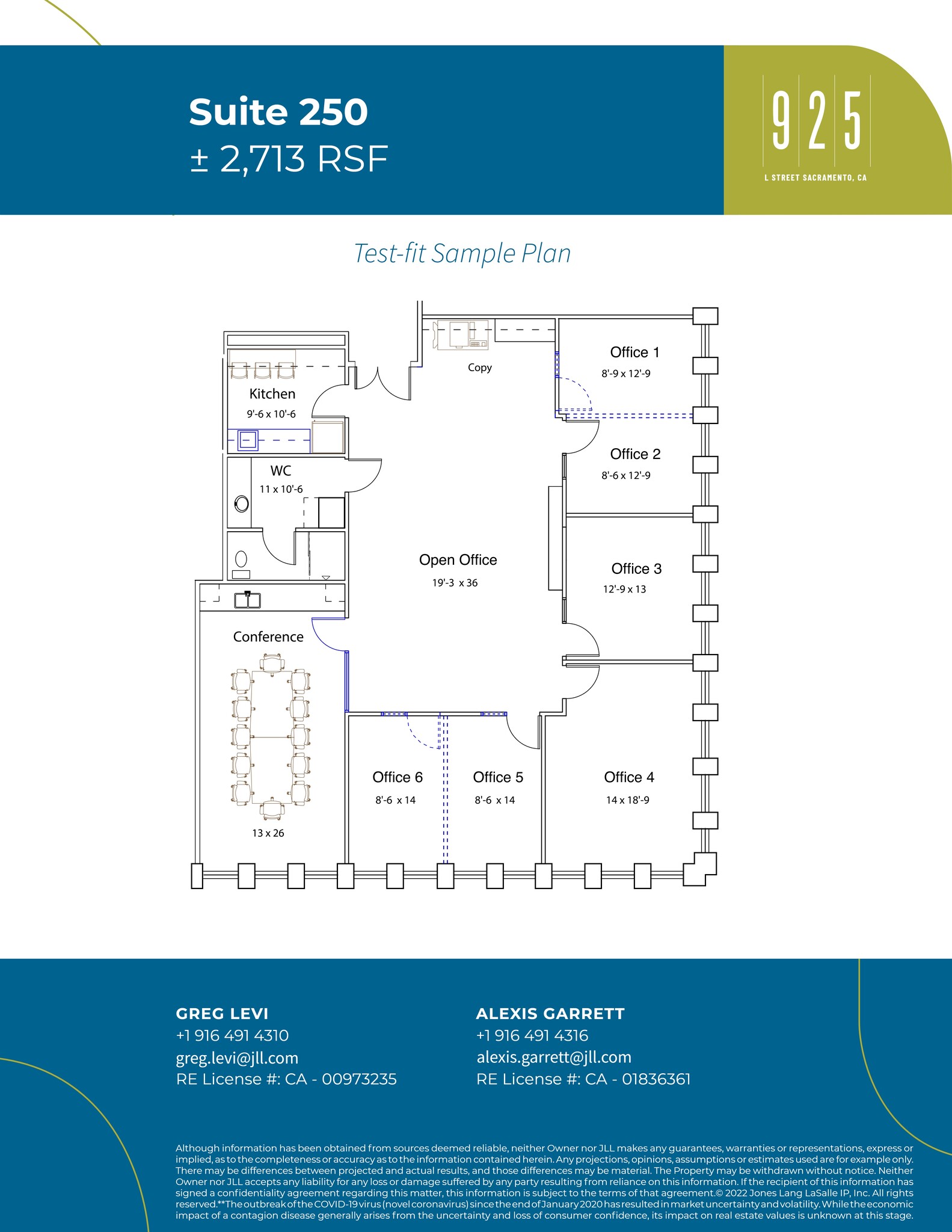 925 L St, Sacramento, CA en alquiler Plano del sitio- Imagen 1 de 1