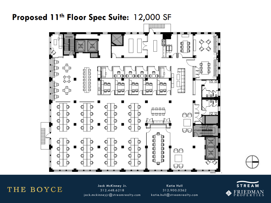 500 N Dearborn St, Chicago, IL en alquiler Plano de la planta- Imagen 1 de 1