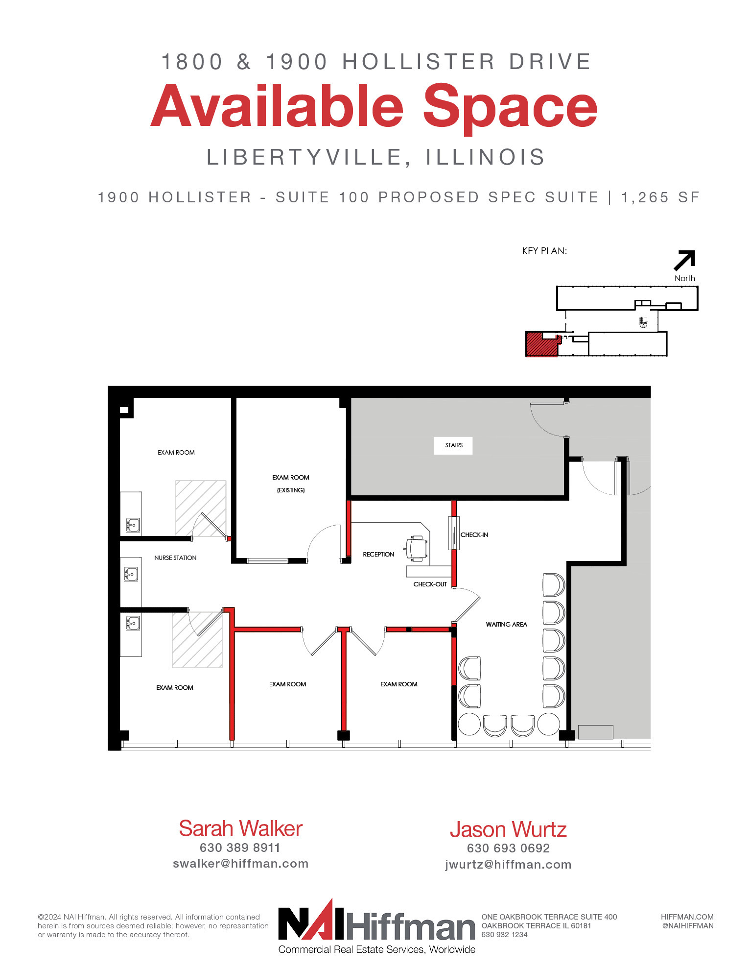 1900 Hollister Dr, Libertyville, IL en alquiler Plano de la planta- Imagen 1 de 1