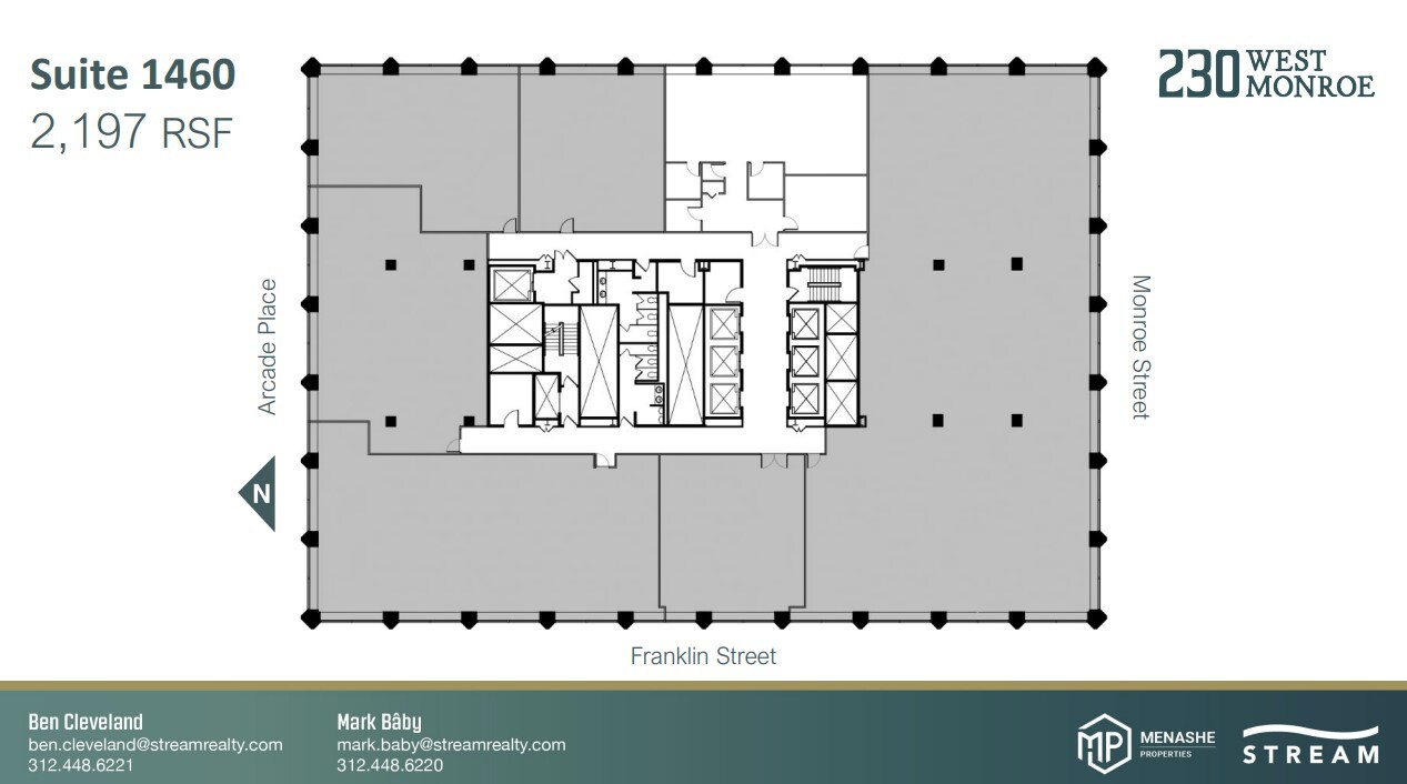 230 W Monroe St, Chicago, IL en alquiler Plano de la planta- Imagen 1 de 1