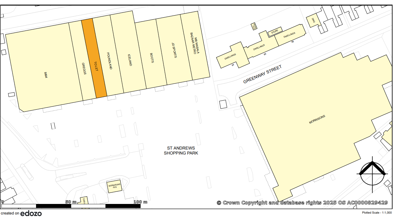 270 Coventry Rd, Birmingham en alquiler Plano Goad- Imagen 1 de 1