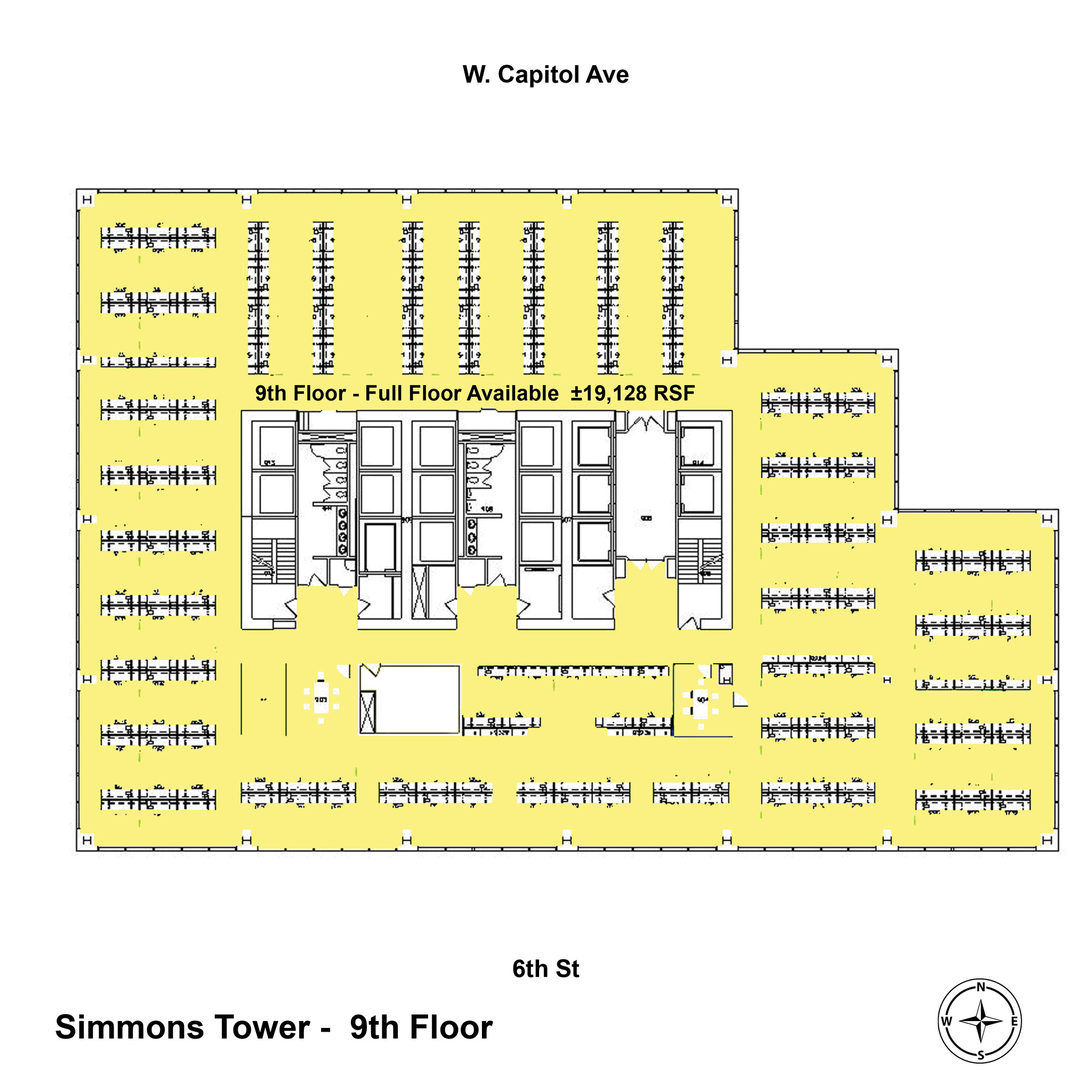 425 W Capitol Ave, Little Rock, AR en alquiler Plano de la planta- Imagen 1 de 1