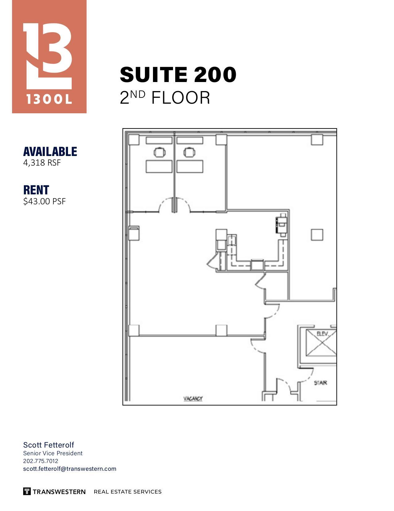 1300 L St NW, Washington, DC en alquiler Plano de la planta- Imagen 1 de 1