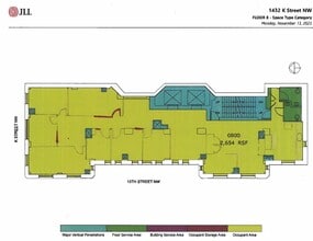 1432 K St NW, Washington, DC en alquiler Plano de la planta- Imagen 1 de 1