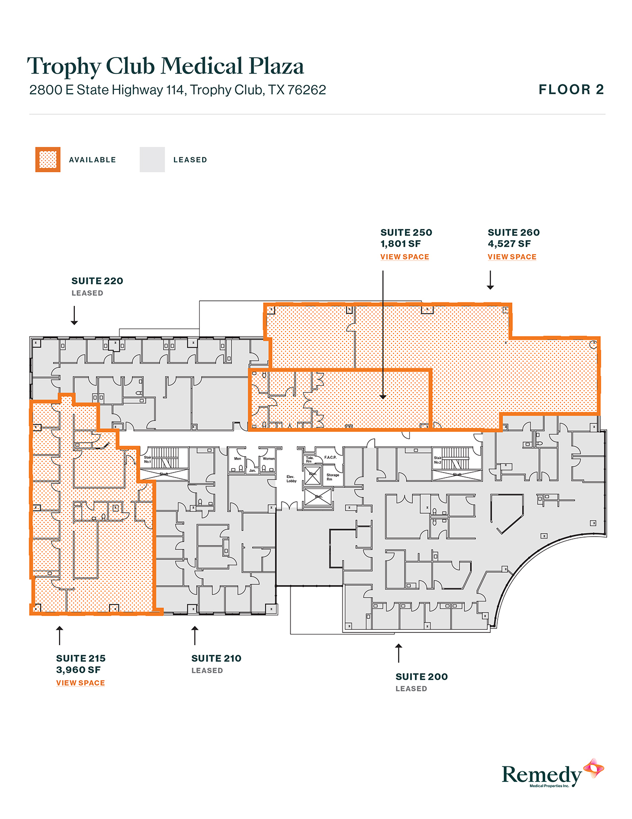 2800 E Highway 114, Southlake, TX en alquiler Plano de la planta- Imagen 1 de 2