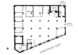 334-340 King St E, Toronto, ON en alquiler Plano de la planta- Imagen 1 de 1